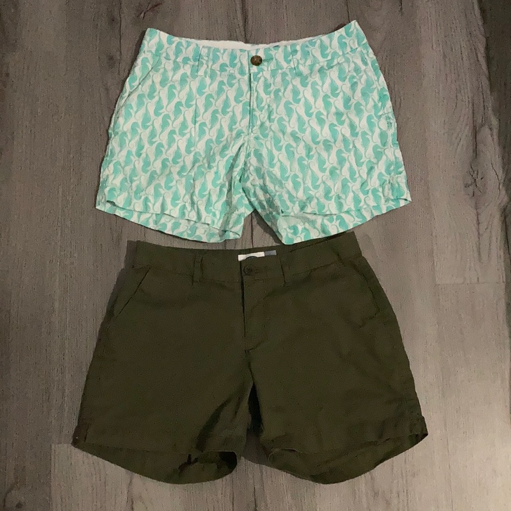 2 pairs of old navy shorts size 0